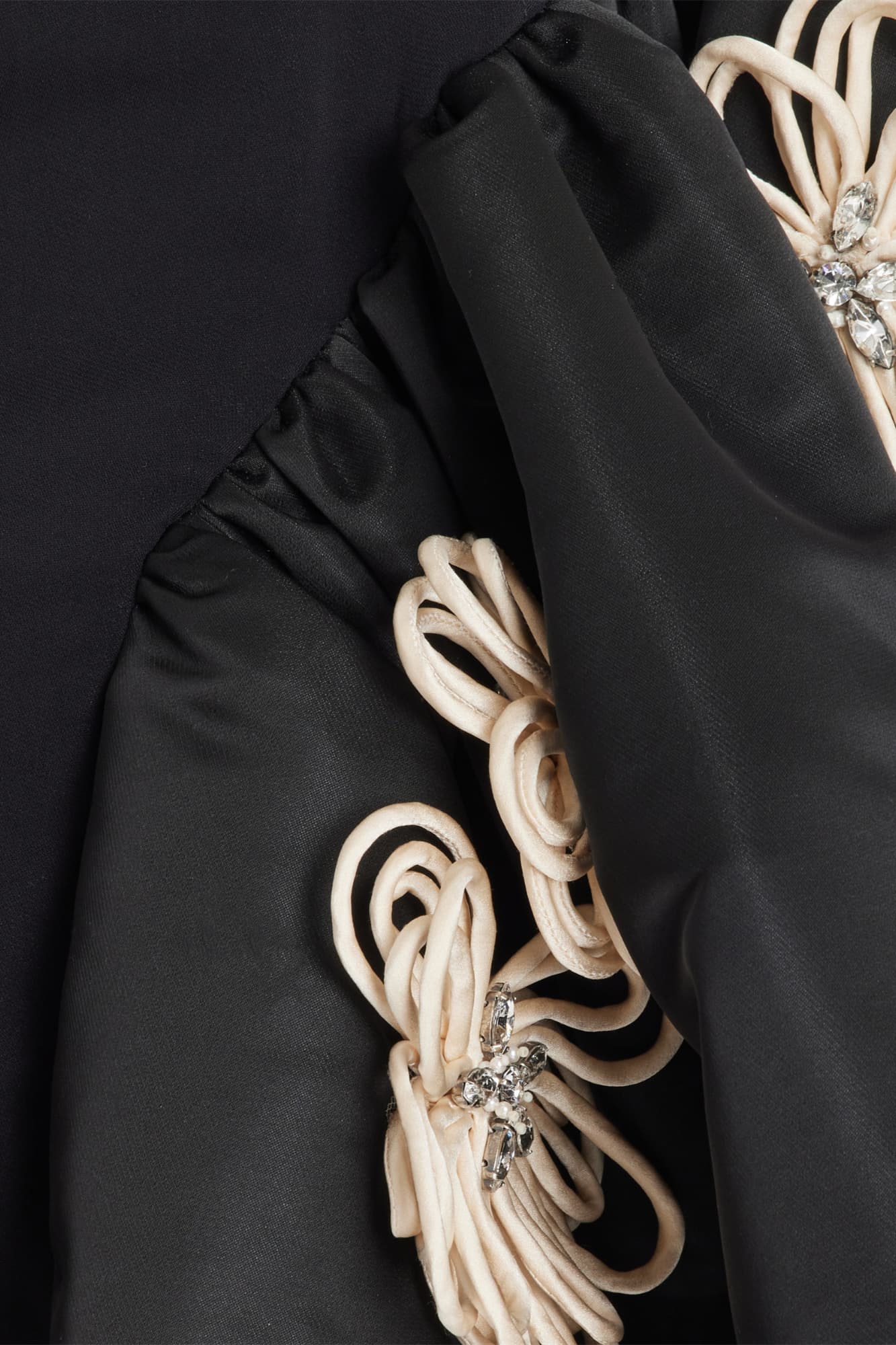 Leona Floral Appliqué Corset Mini Dress-Sunfere