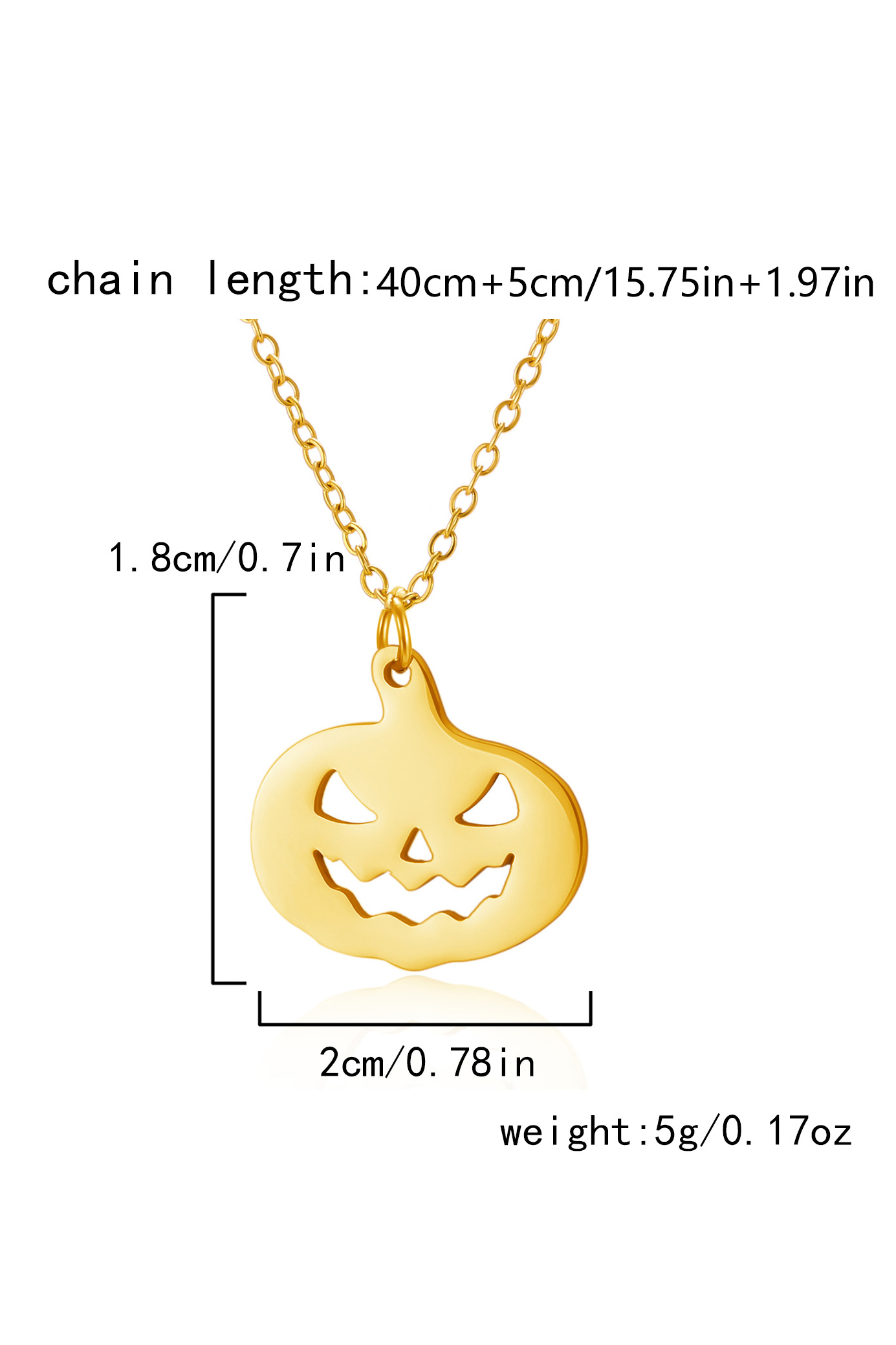 Halloween Alloy Necklace-Sunfere