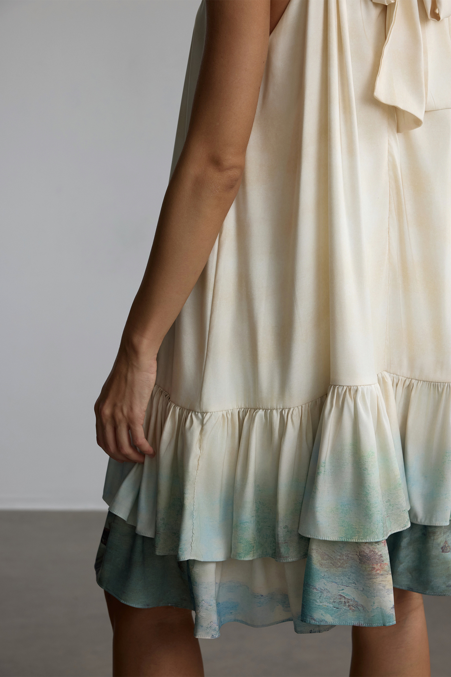 Gloria Printed Layered Mini Dress