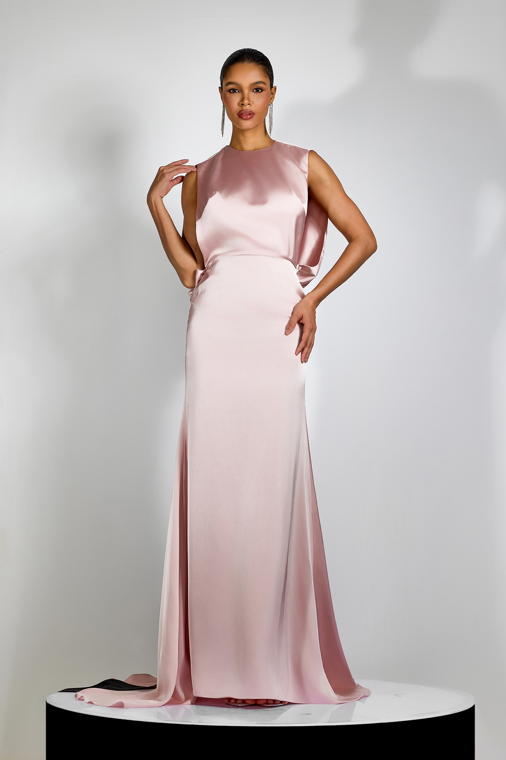 Venus Open Back Bow Detail Maxi Dress