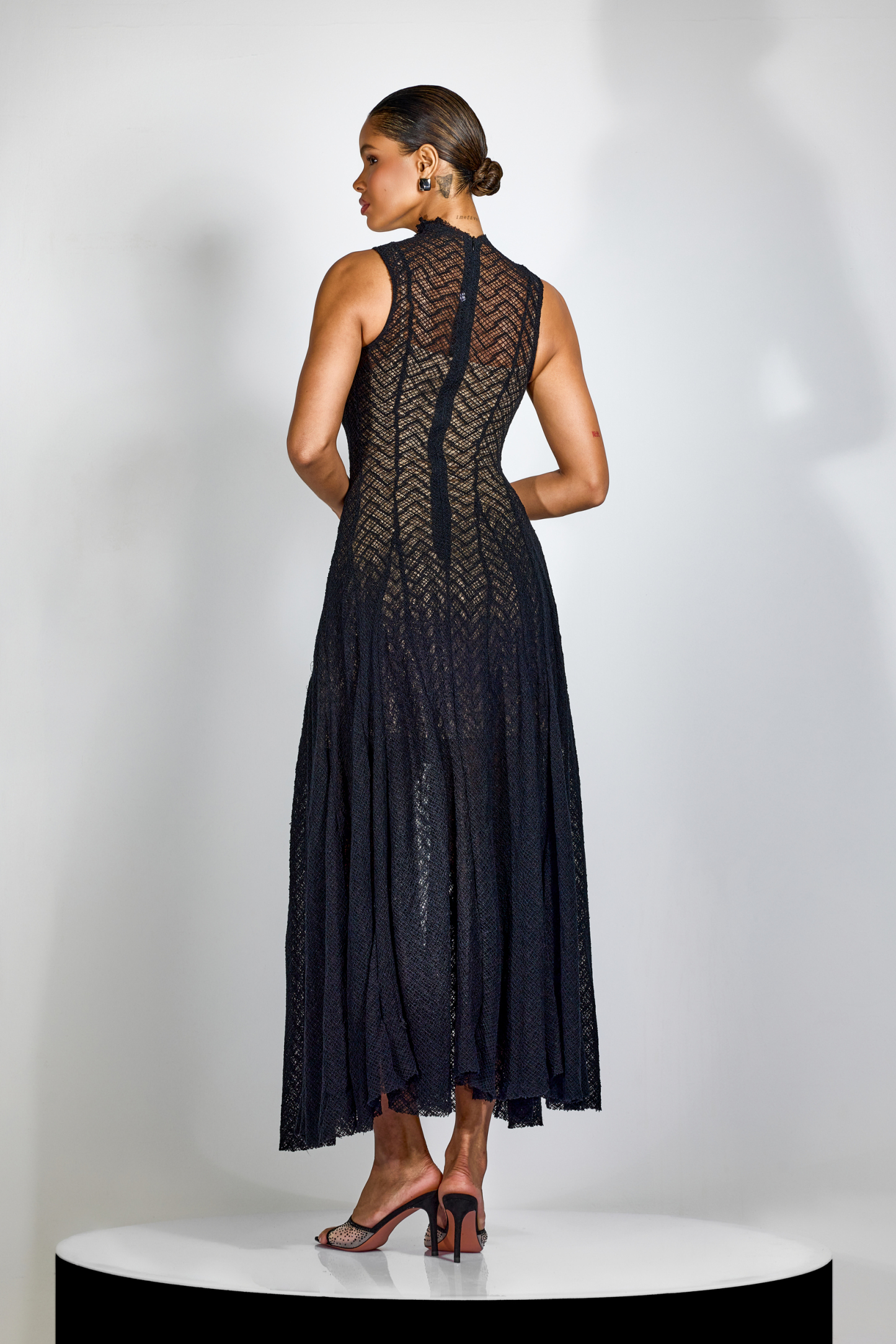 Janet High Neck Sleeveless Maxi Dress