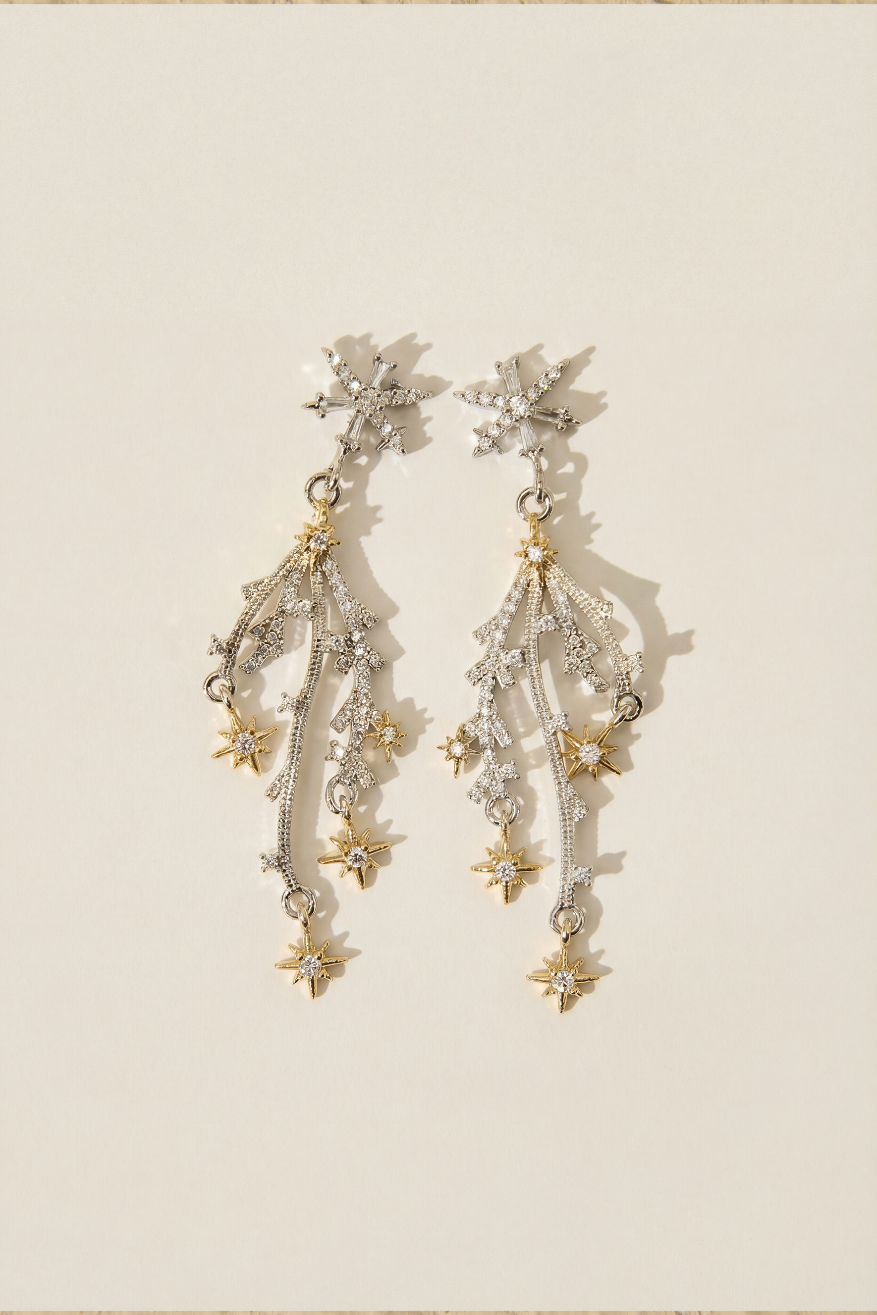 Starlight Snow Branch Earrings