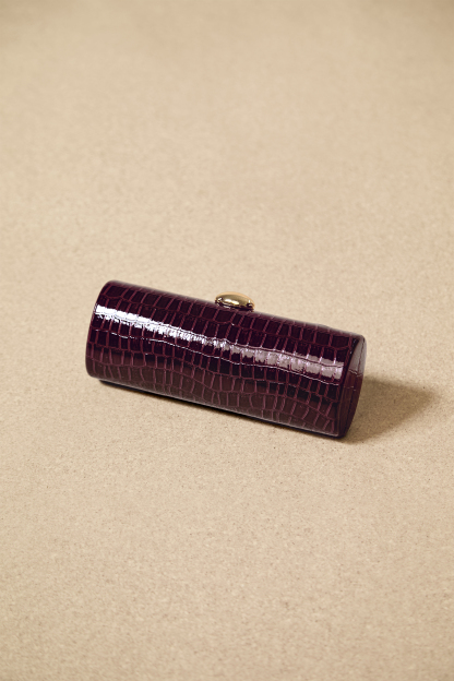 Crocodile Pattern Clutch Bag