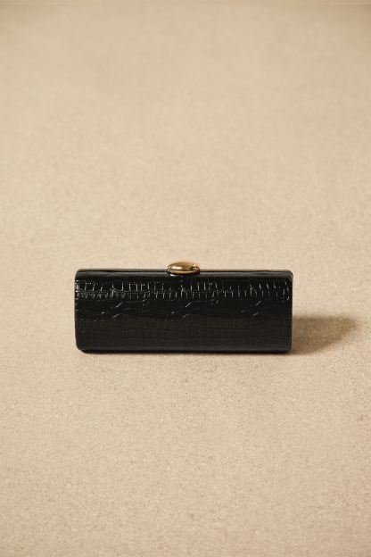 Crocodile Pattern Clutch Bag