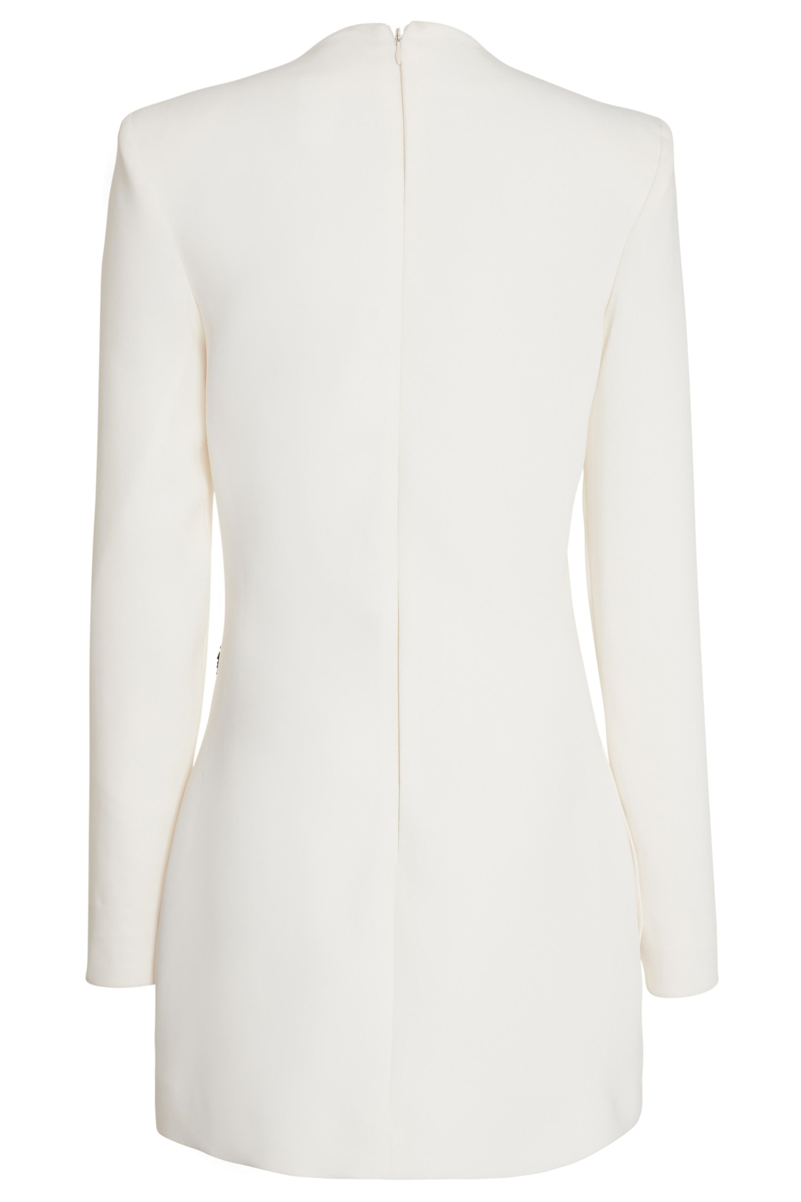 Venus Floral Embroidery Bead Mini Dress-Sunfere