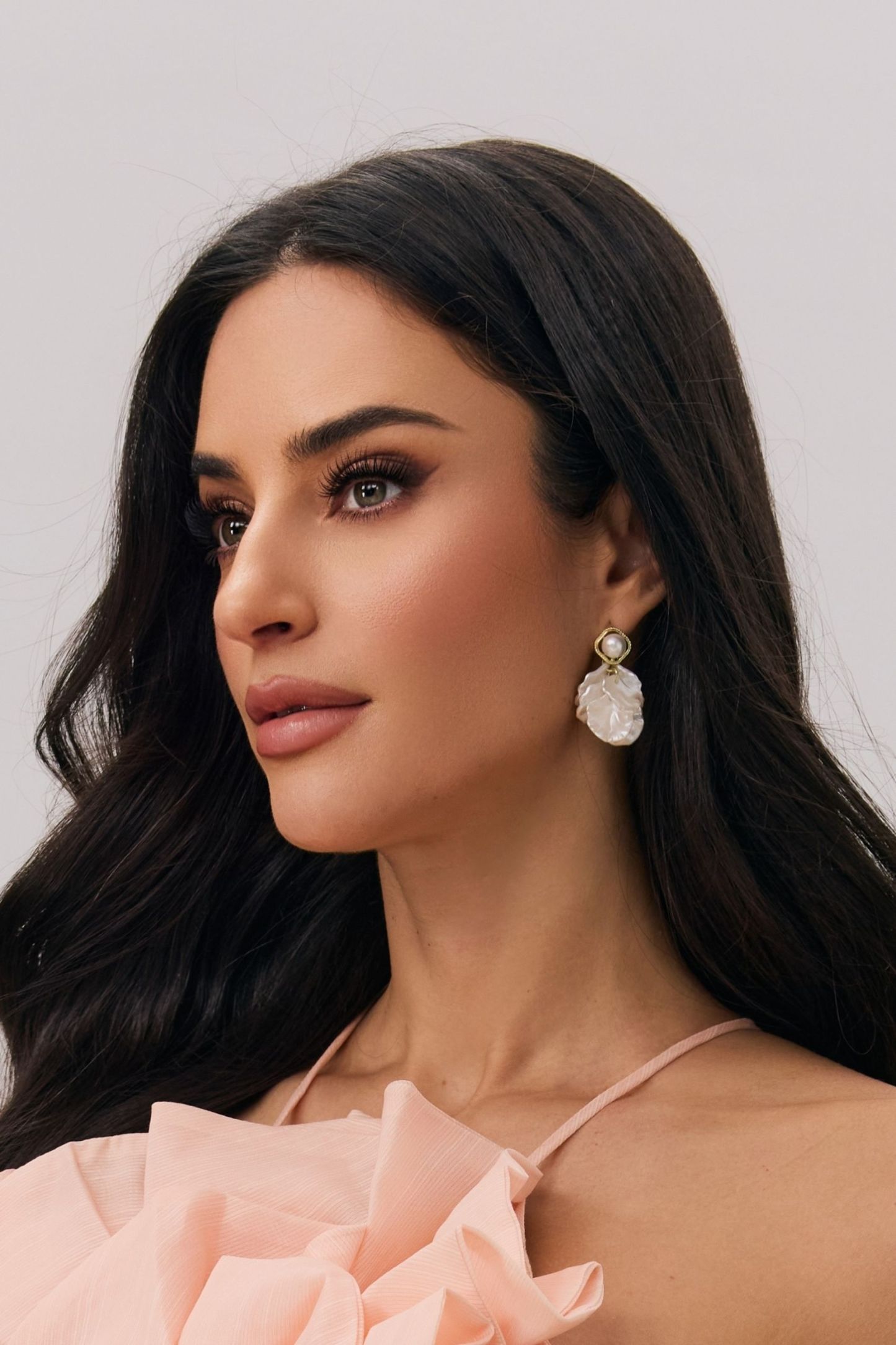 Shell Flower Petal Ear Cuffs