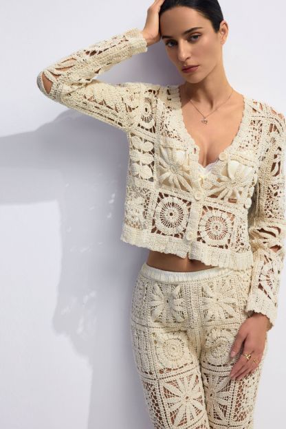 Grace Floral Crochet Knitted Set