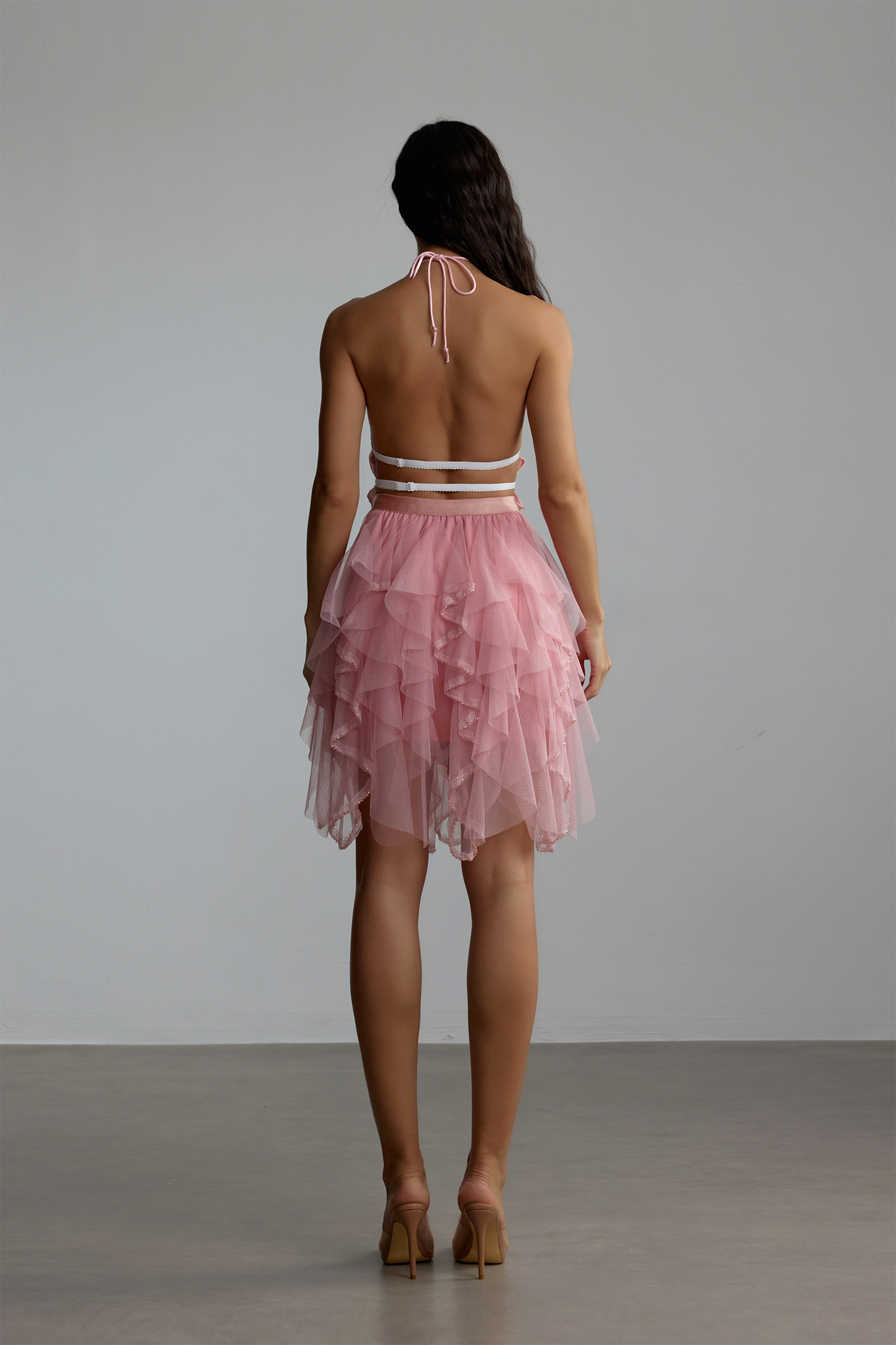 Renata Tulle Layered Mini Skirt