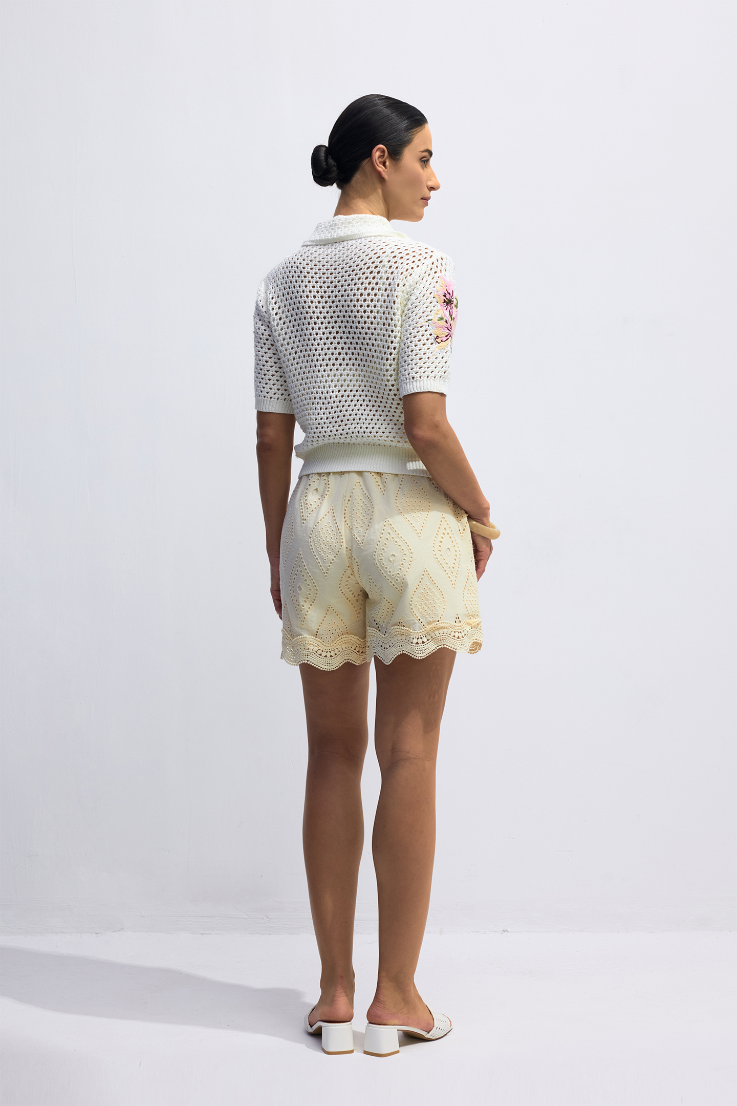 Lillian Floral Print Short Sleeve Cardigan