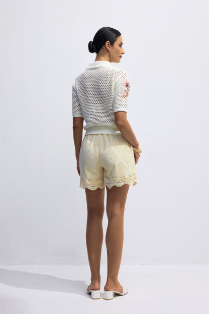 Lillian Floral Print Short Sleeve Cardigan