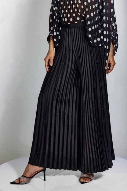 Alma Pleated Wide Leg Pants
