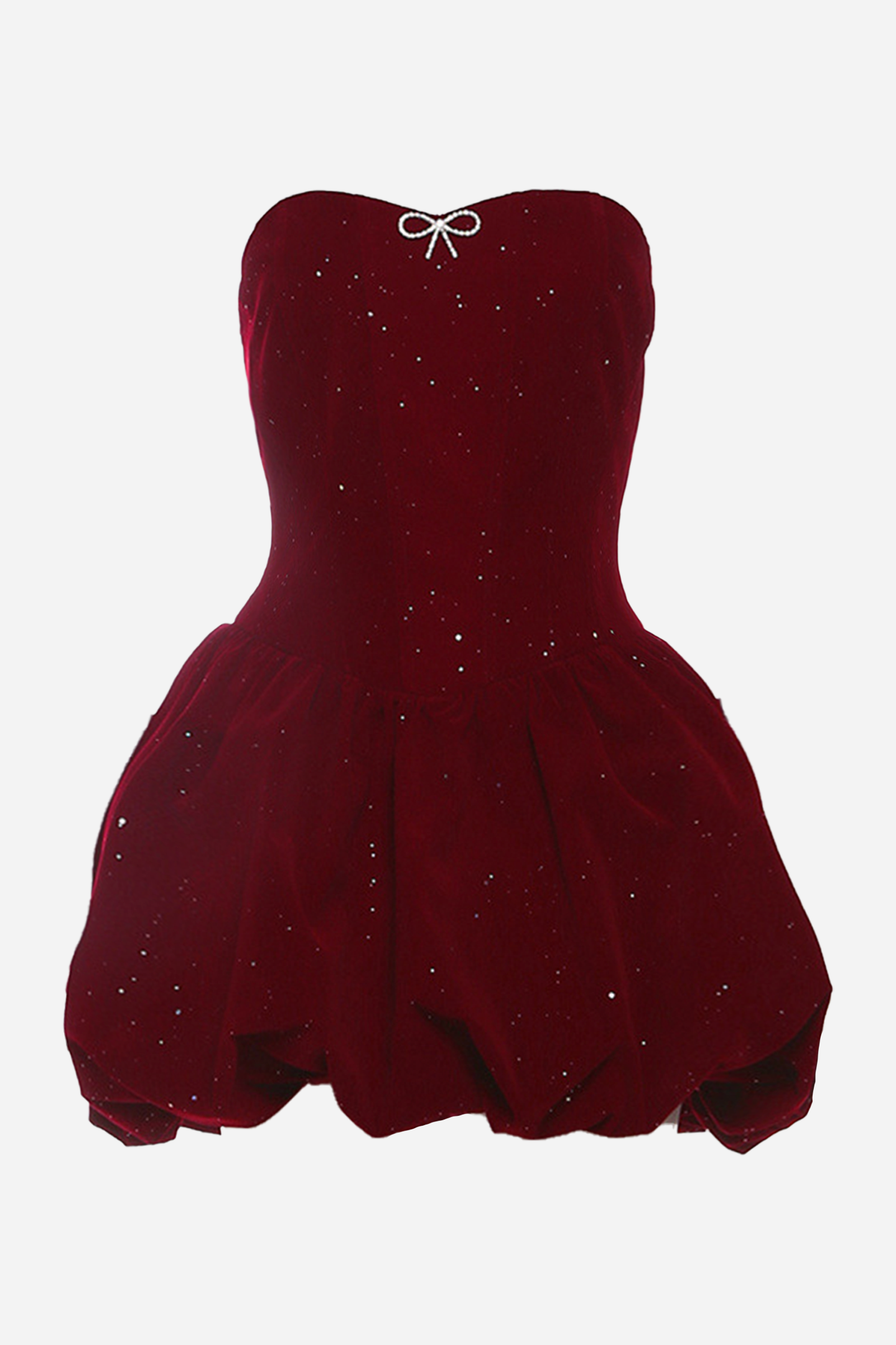 Marguerite Velvet Corset Mini Dress