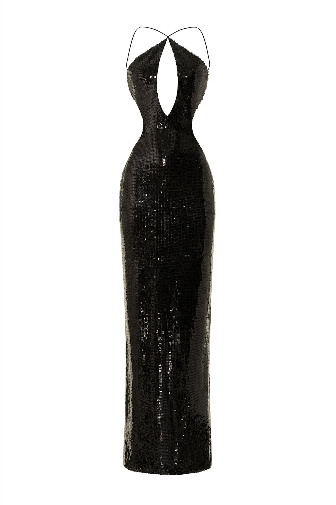 Riva Cut Out Sequin Maxi Dress