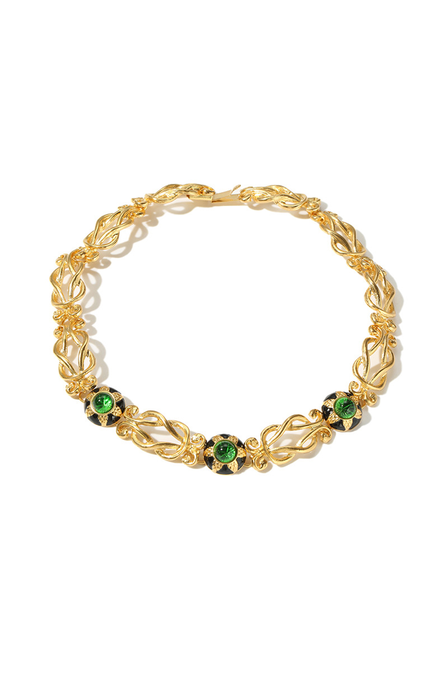 Multi-Gemstone Pearl Necklace