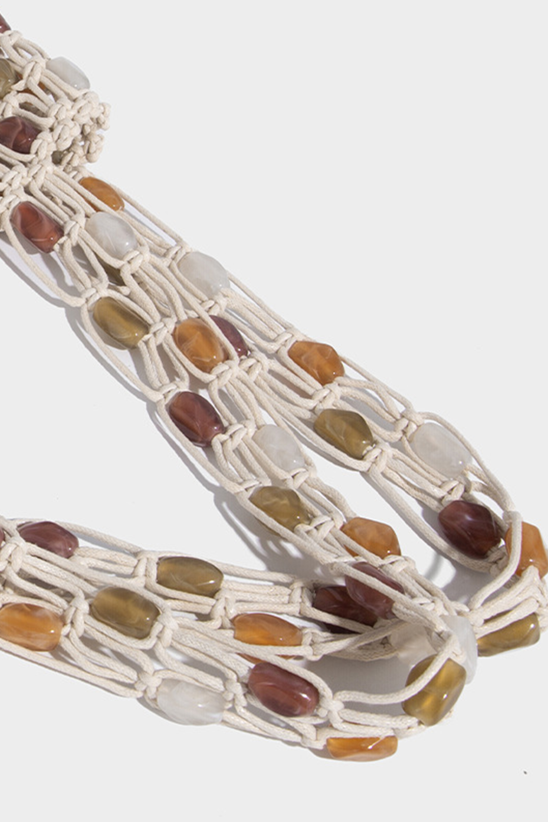 Multicolor Beaded Tote Bag