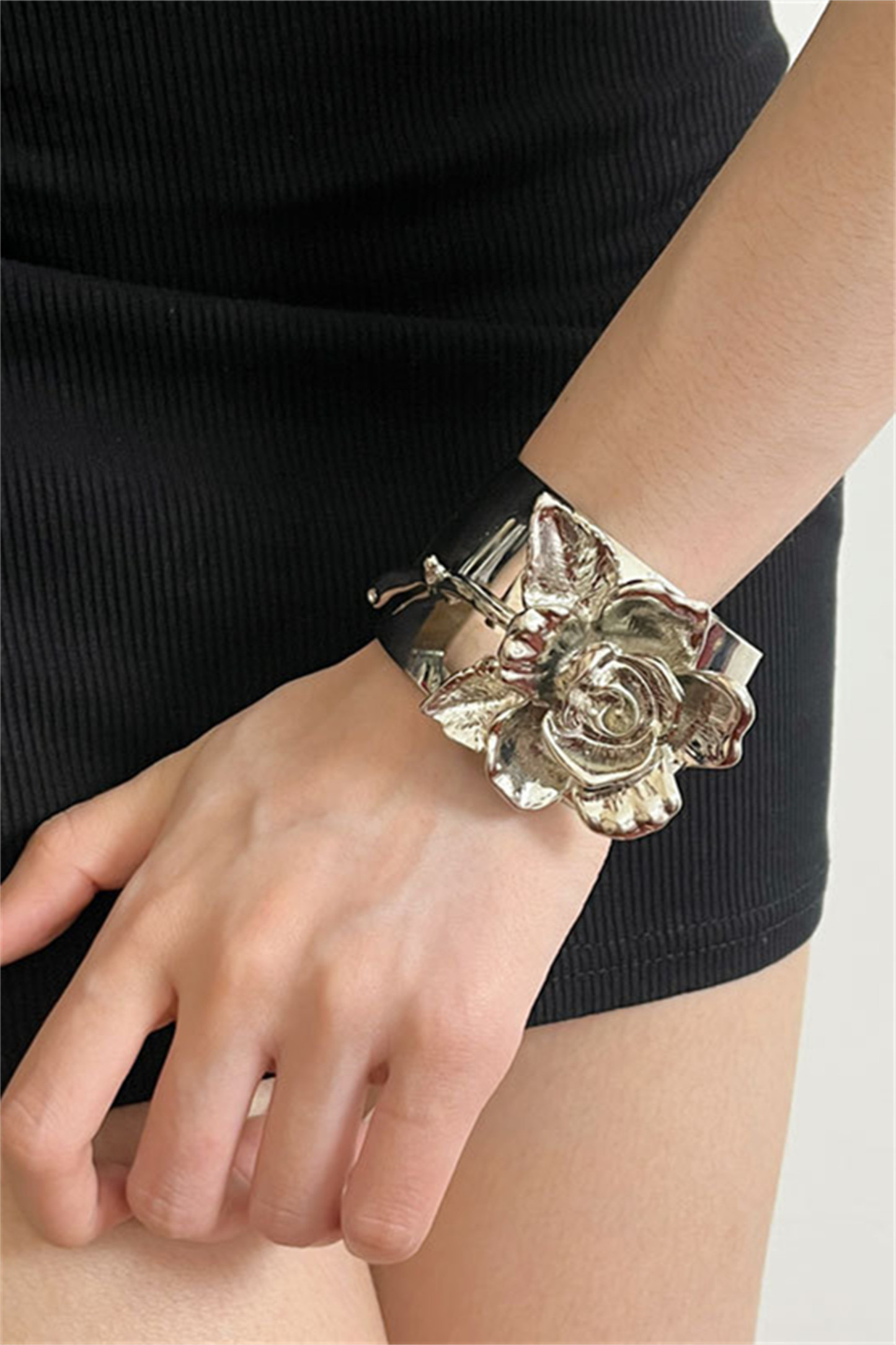 3D Flower Cuff Bracelet-Sunfere