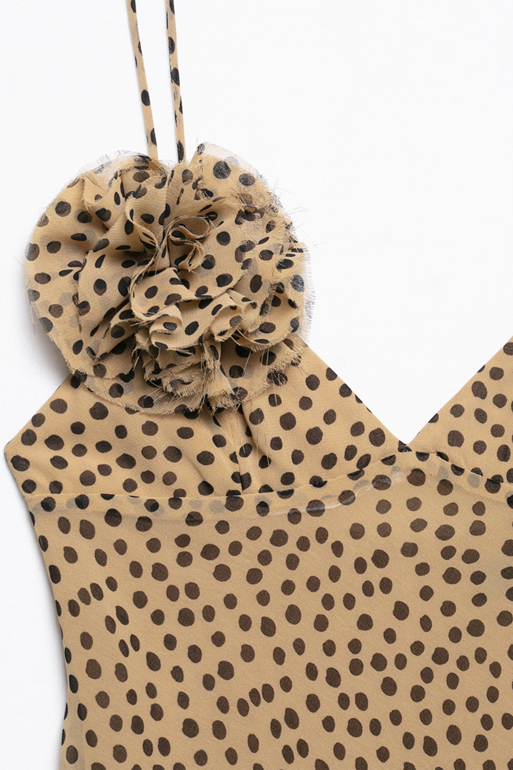 Lena Polka Dot Spaghetti Strap Maxi Dress