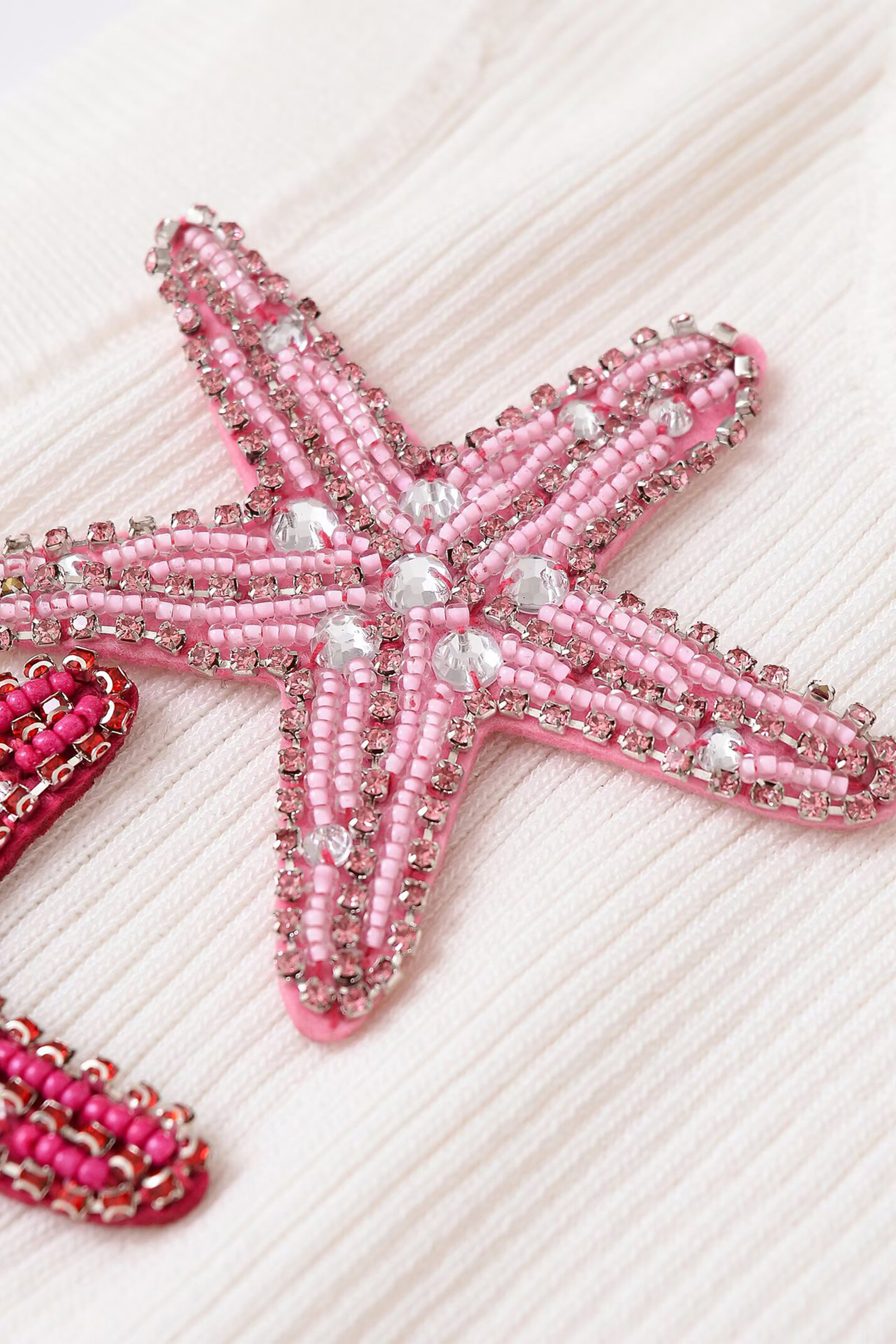 Alexia Starfish Detail Ribbed Tank Top