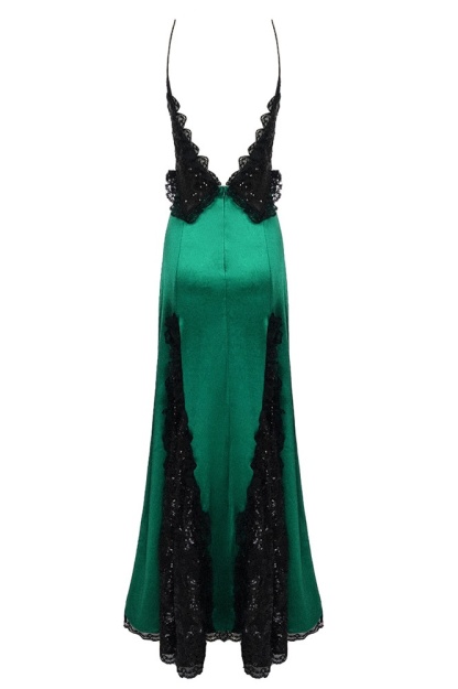 Susanna V-neck Sequin Embellished Maxi Dress