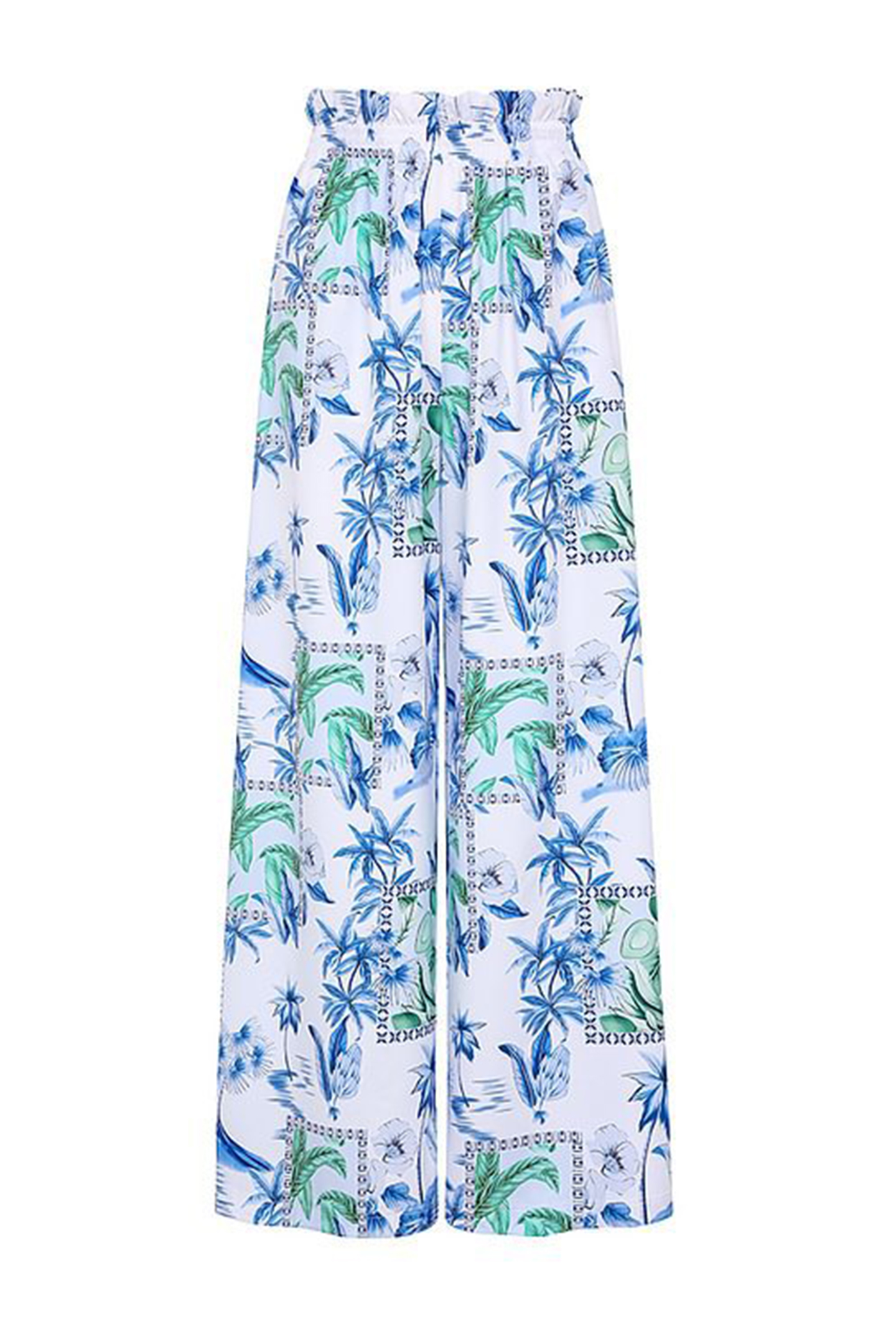 Belinda Floral Printed Ruffle Three-piece Swim Set