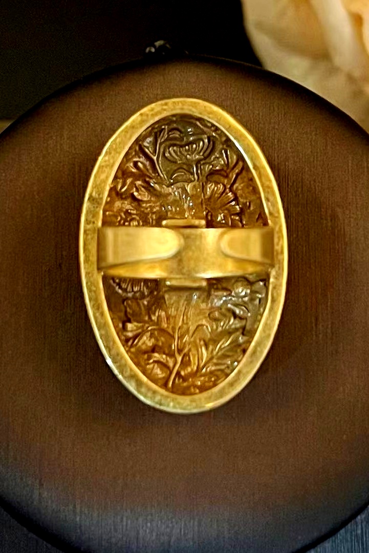 Eileen Flower Enamel Earrings & Ring Set