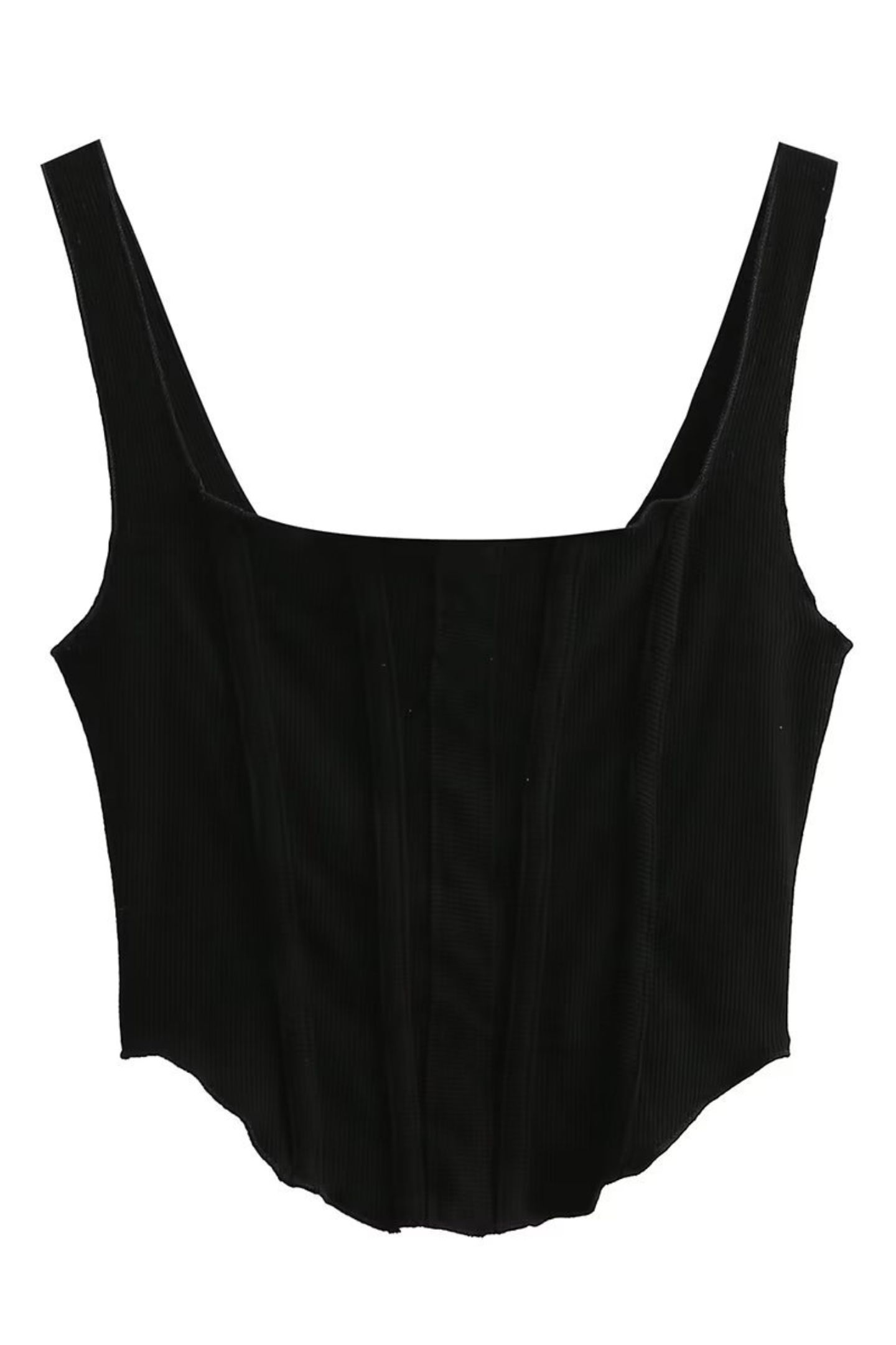 Apphia Crop Artificial Fur Blouse & Corset Two Piece Set