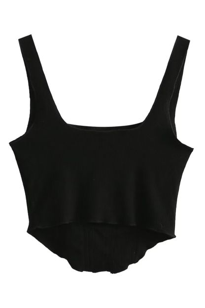 Apphia Crop Artificial Fur Blouse & Corset Two Piece Set