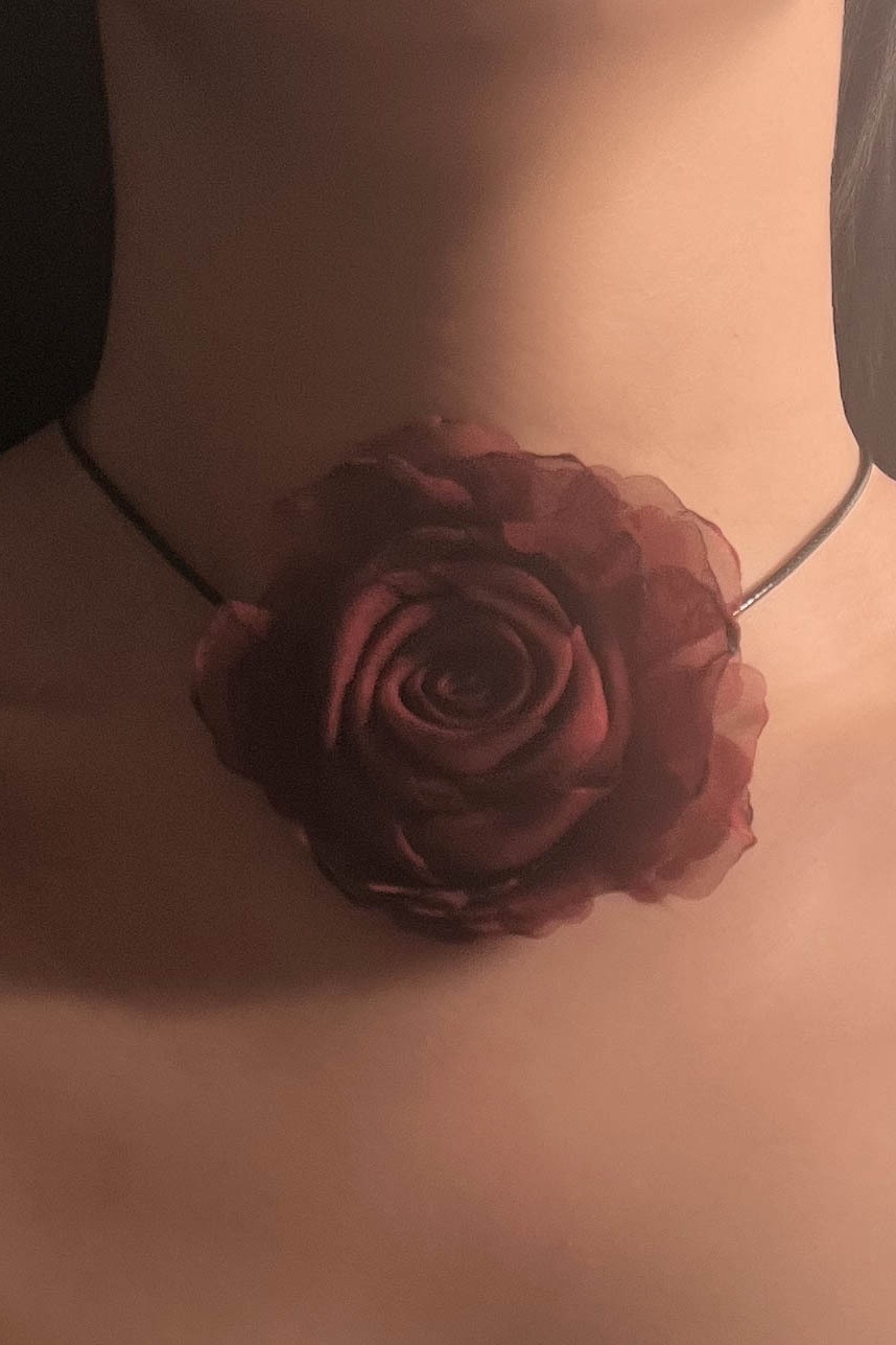 Rose choker sales