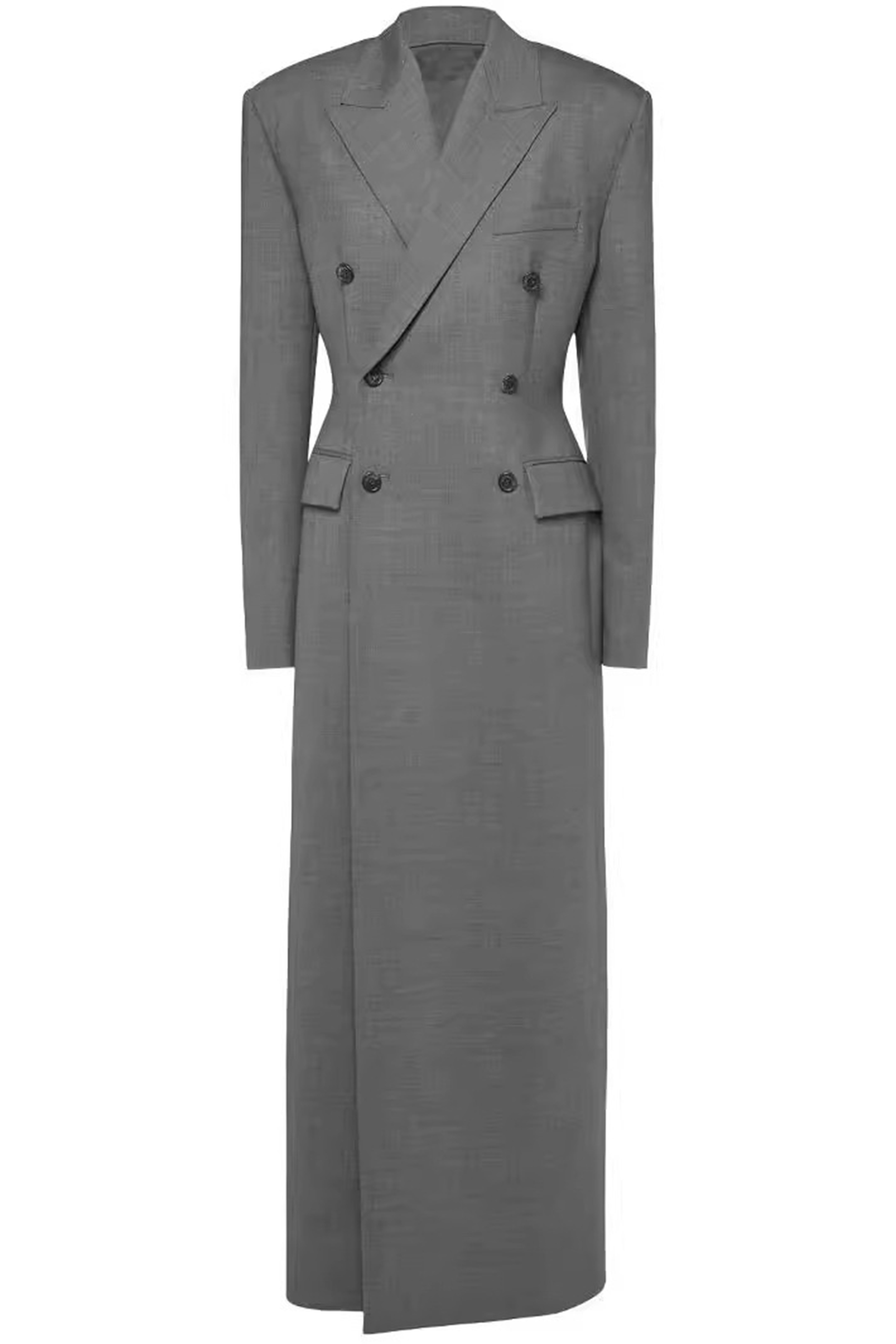 Khloe Double Breasted Peak Lapel Coat