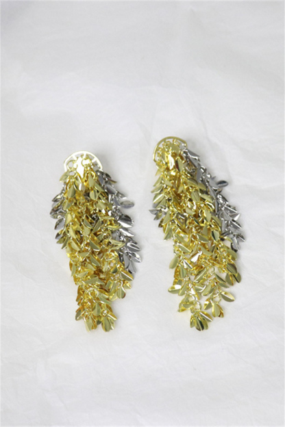 Wheat Spike Tassel Earrings-Sunfere