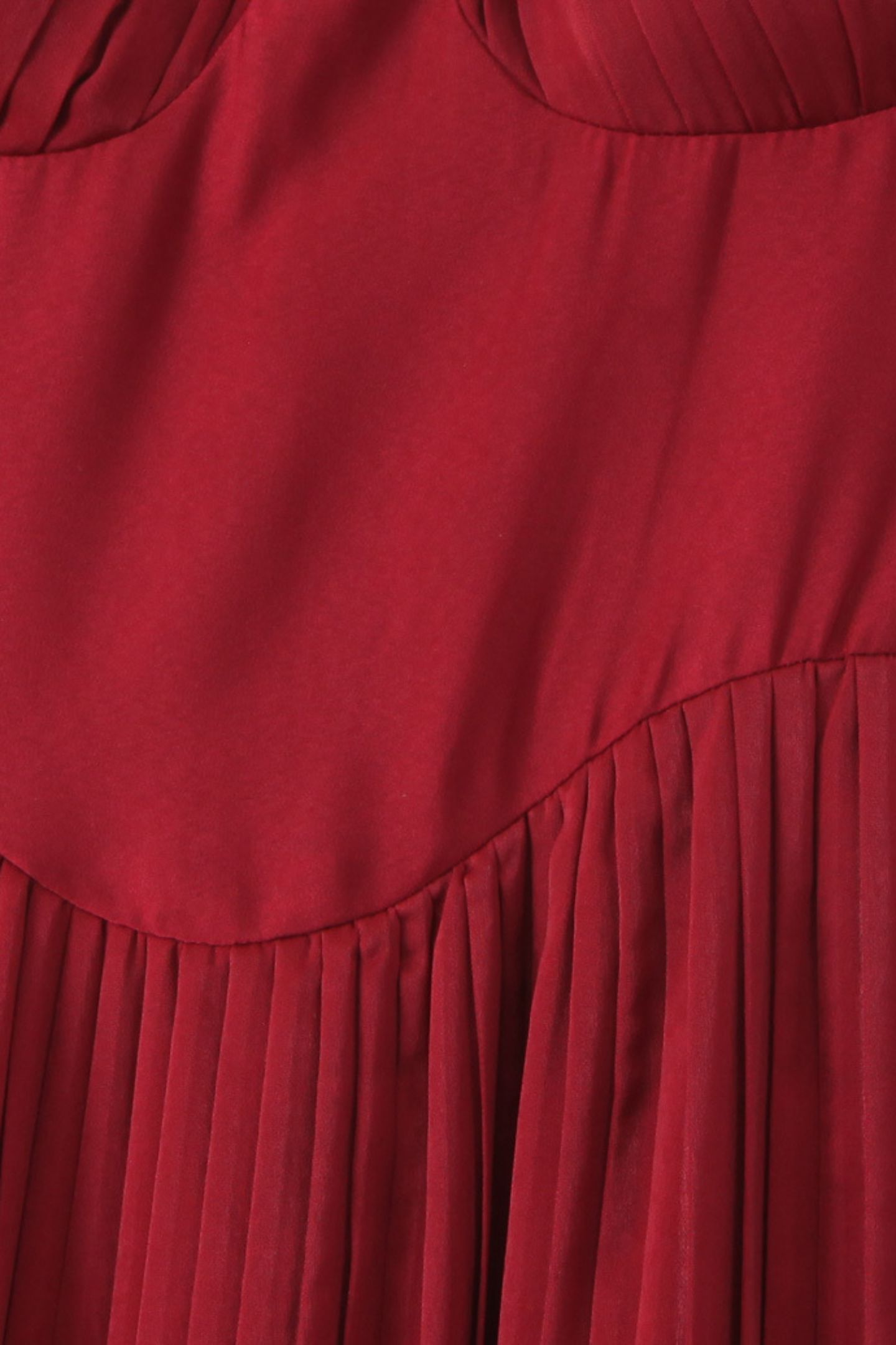 Alice Strappless Pleated Maxi Dress