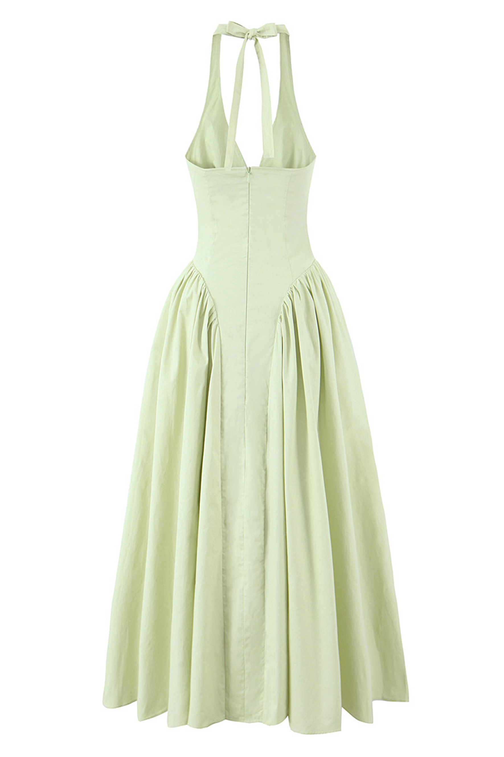 Joanna Halter Neck Backless Midi Dress