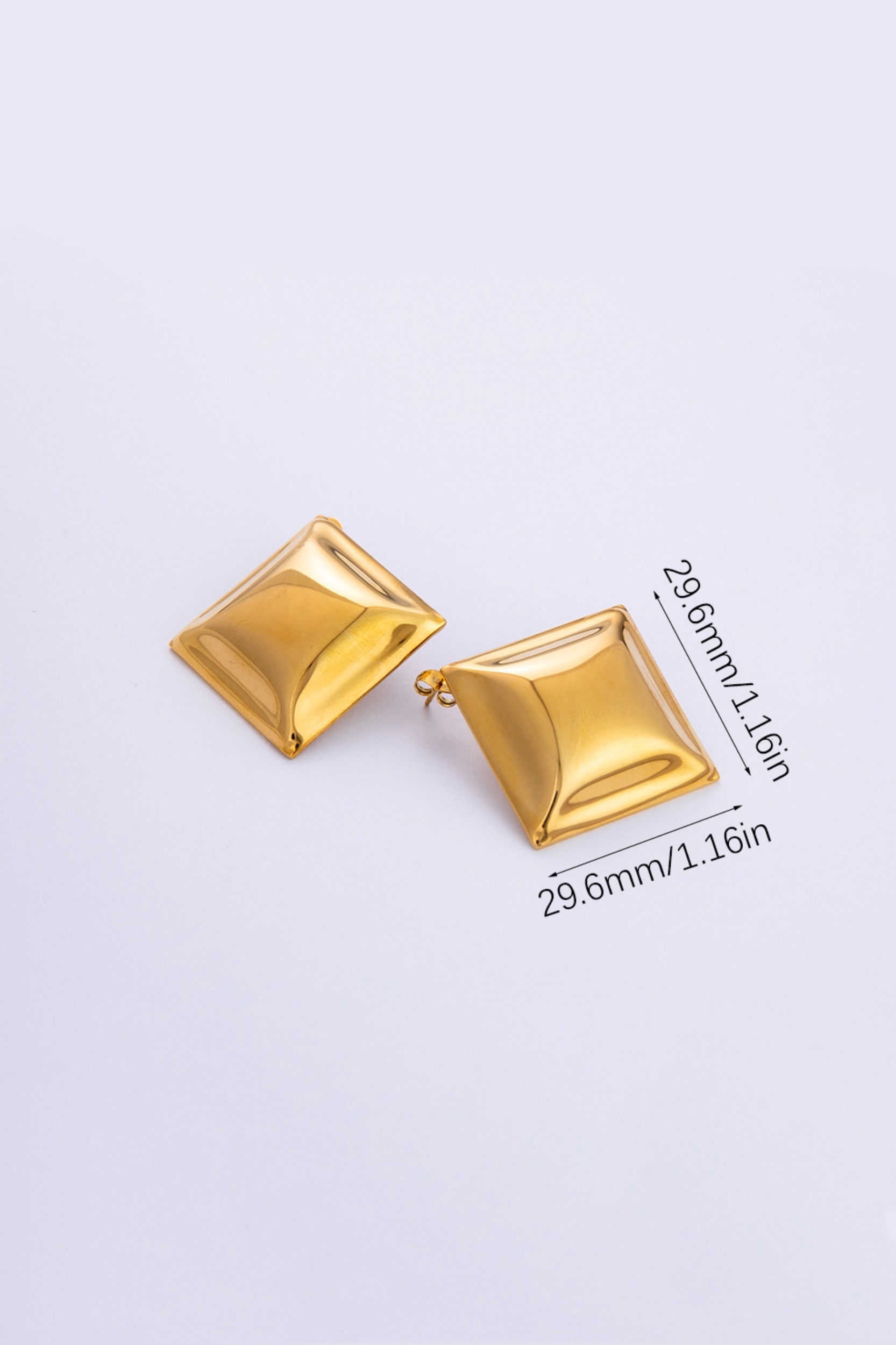 Sqaure Structured Earrings
