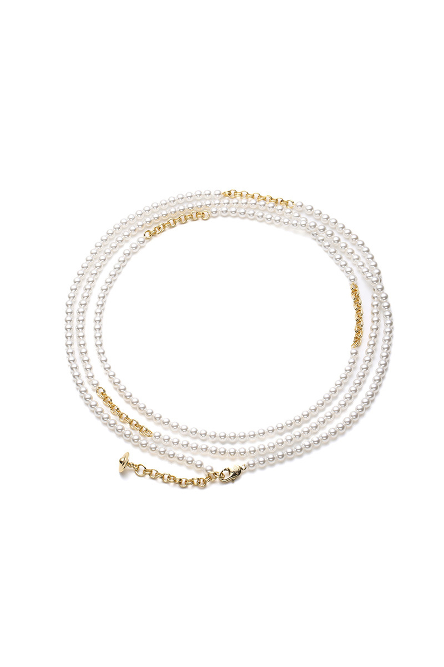 Multi-Gemstone Pearl Necklace