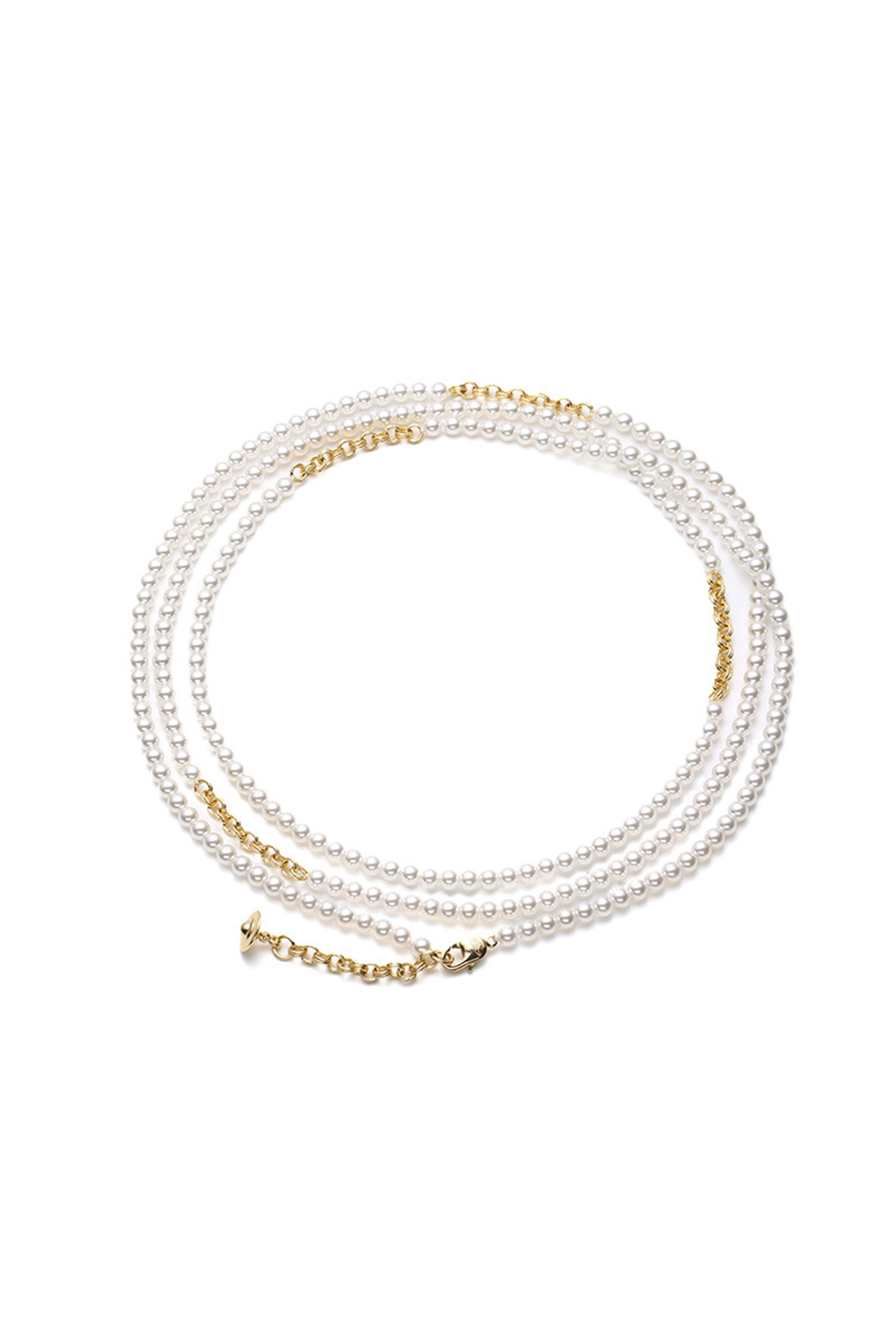 Multi-Gemstone Pearl Necklace