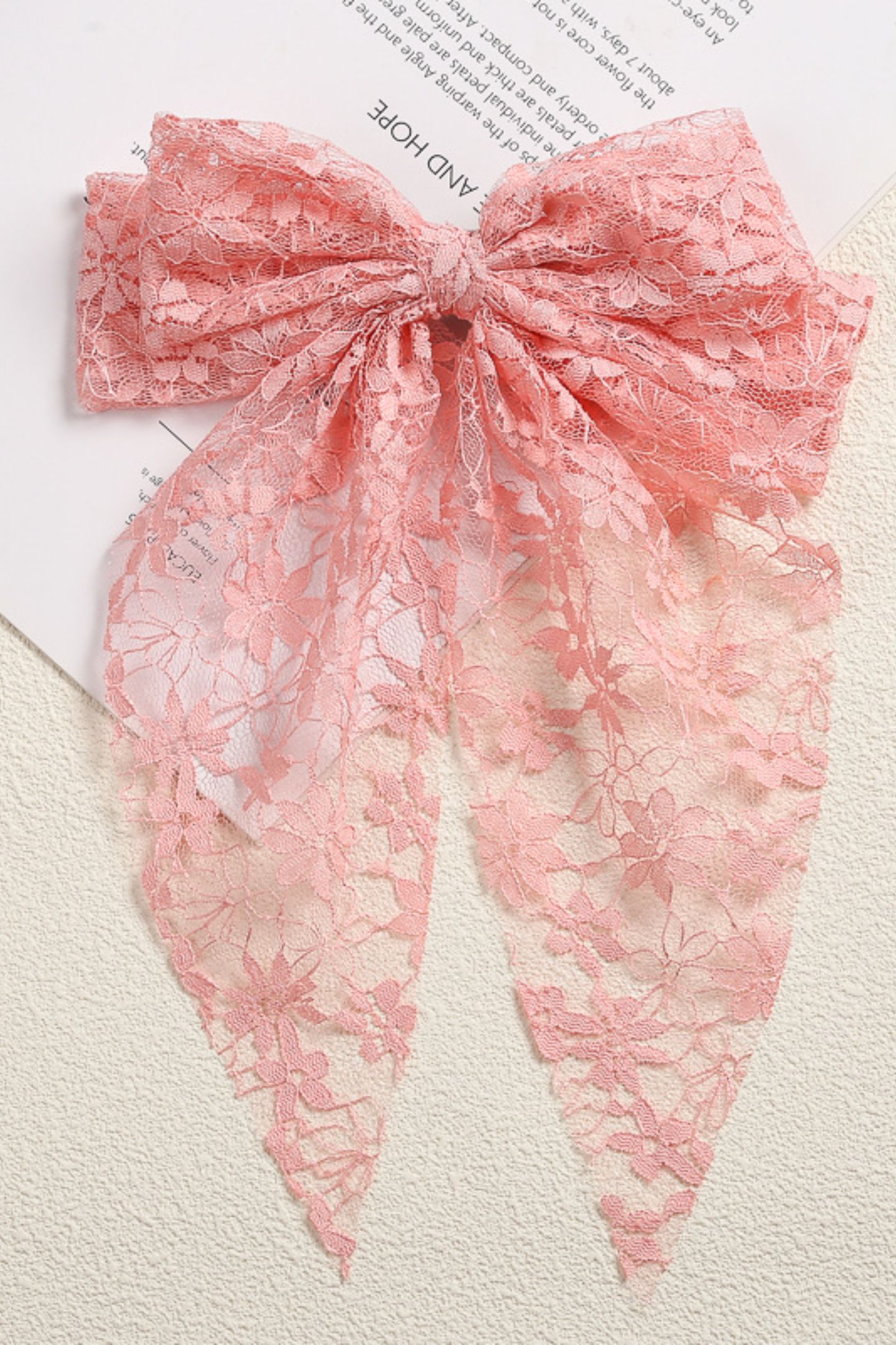 Double Bowknot Lace Hair Clip