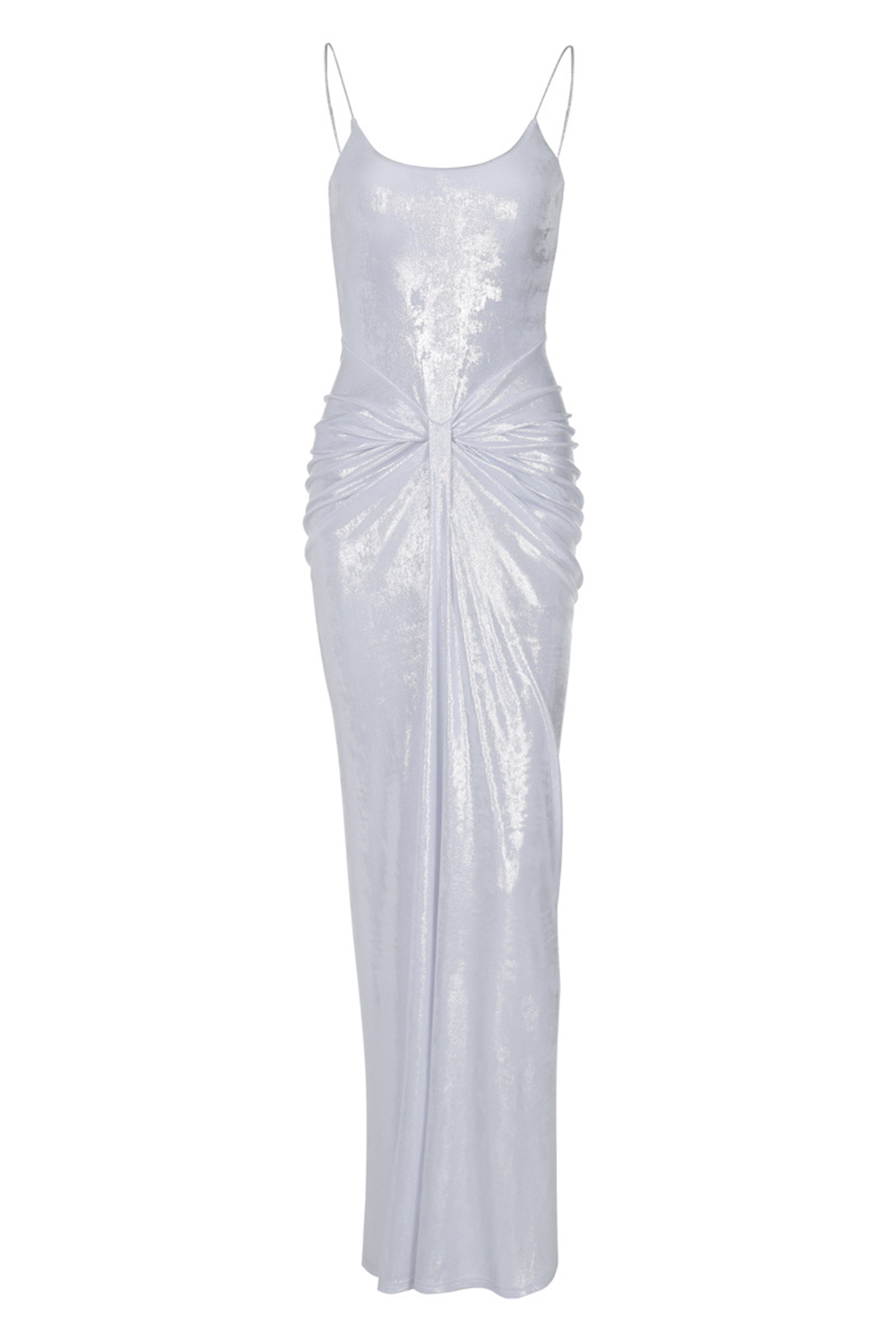 Eve Metallic Spaghetti Strap Maxi Dress