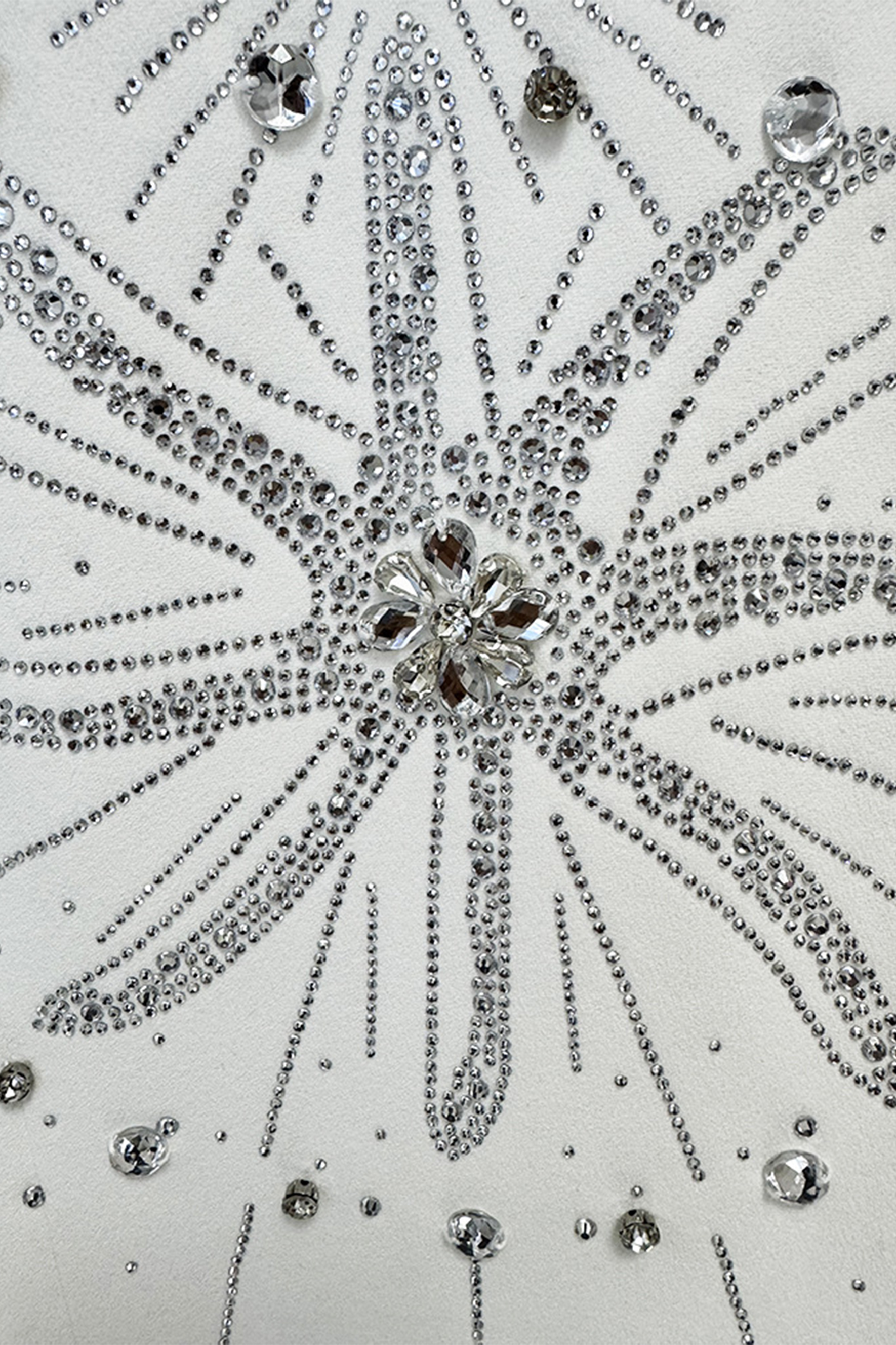 Ramona Crystal Embellished Round Neck Maxi Dress