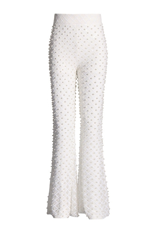 Maureen Pearl Embellished Blazer Set