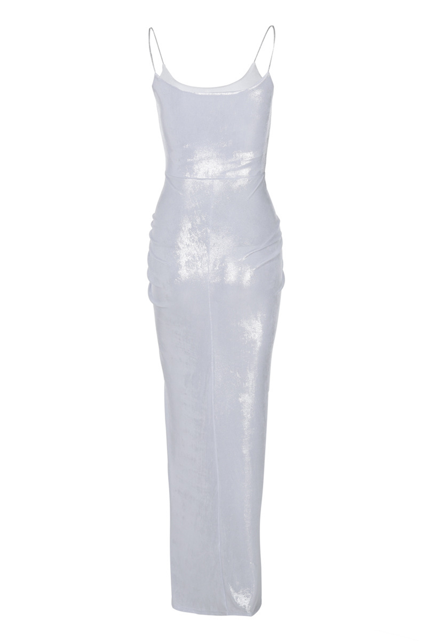 Eve Metallic Spaghetti Strap Maxi Dress