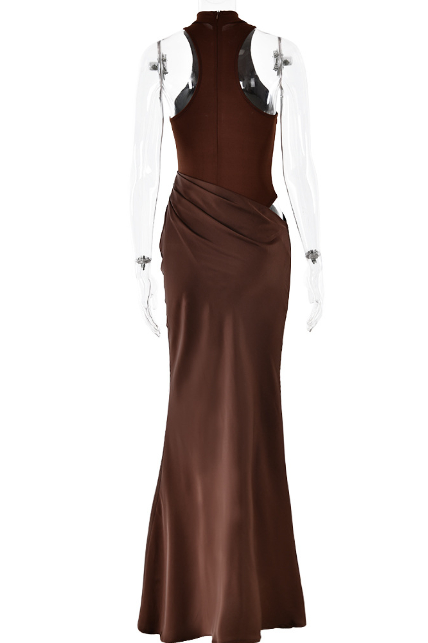 Vera Asymmetrical Cut-out Maxi Dress