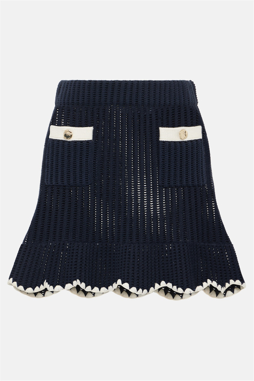 Denise Contrast Trim Knit Set