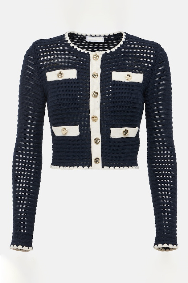 Denise Contrast Trim Knit Set
