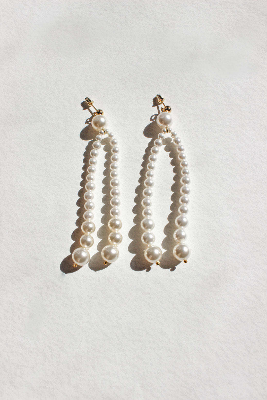 Pearl Chandelier Drop Earrings