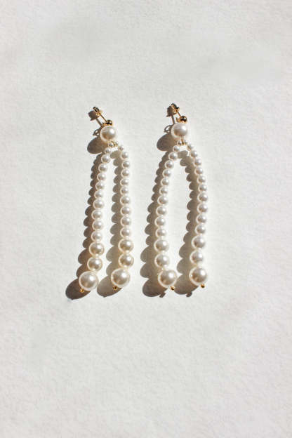 Pearl Chandelier Drop Earrings