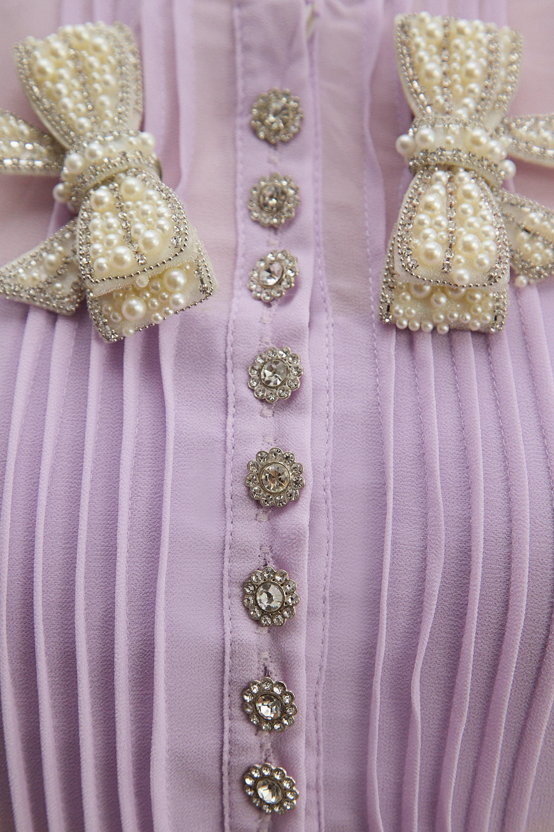 Summer Breeze Purple Pleated Ruffle Maxi Dress