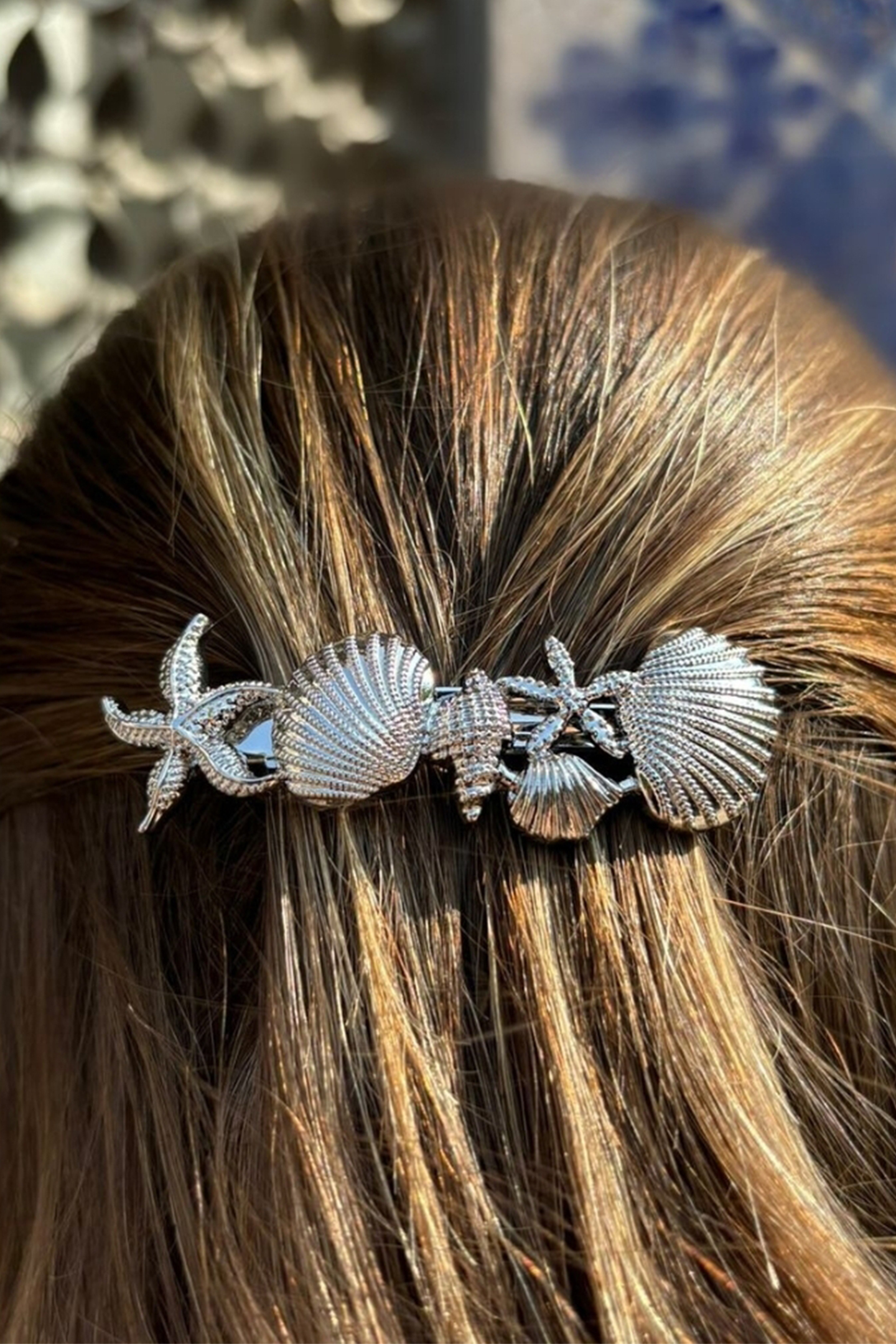 Shell Starfish Alloy Hair Clip