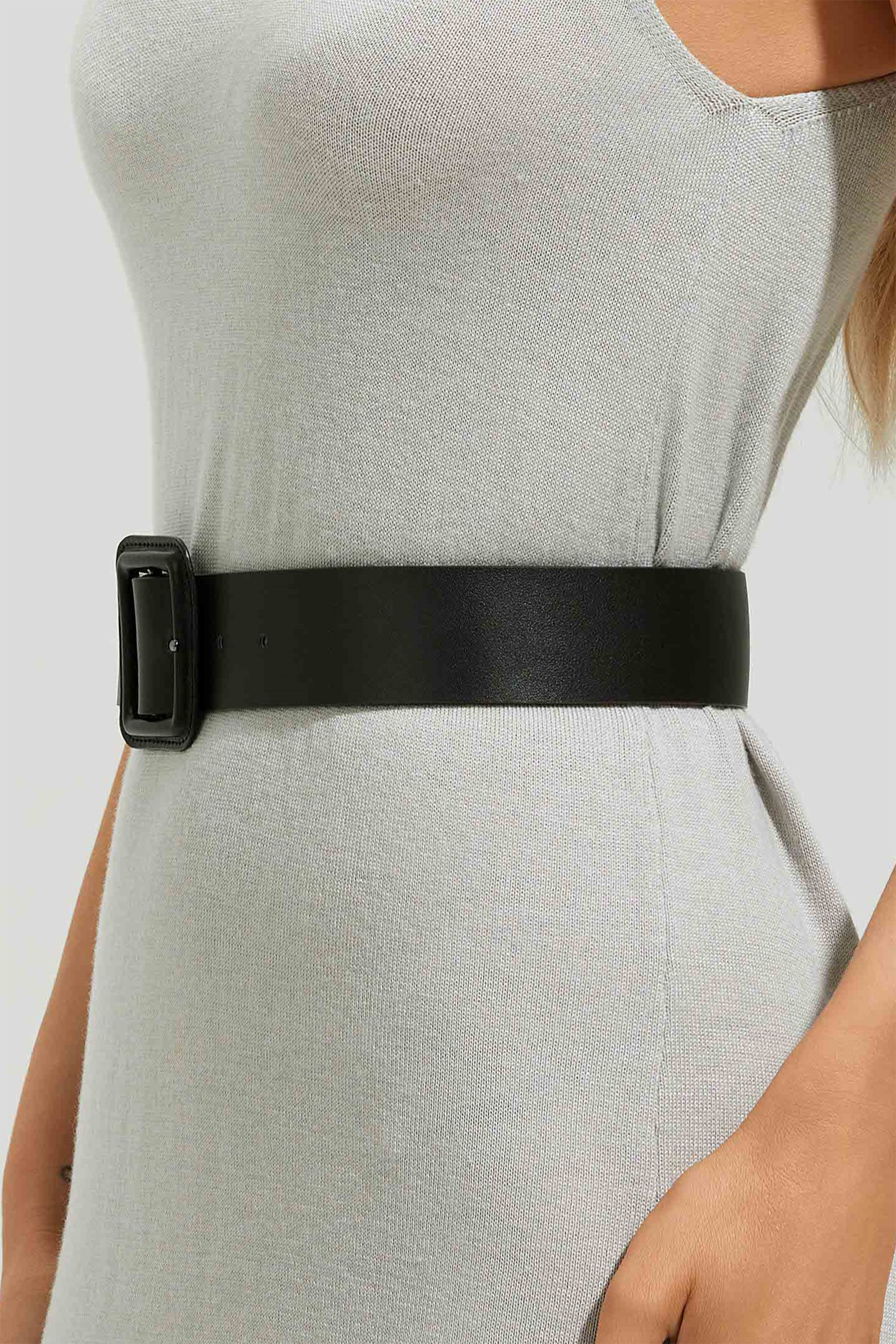 Marilyn Sleeveless Mock Neck Midi Knit Dress