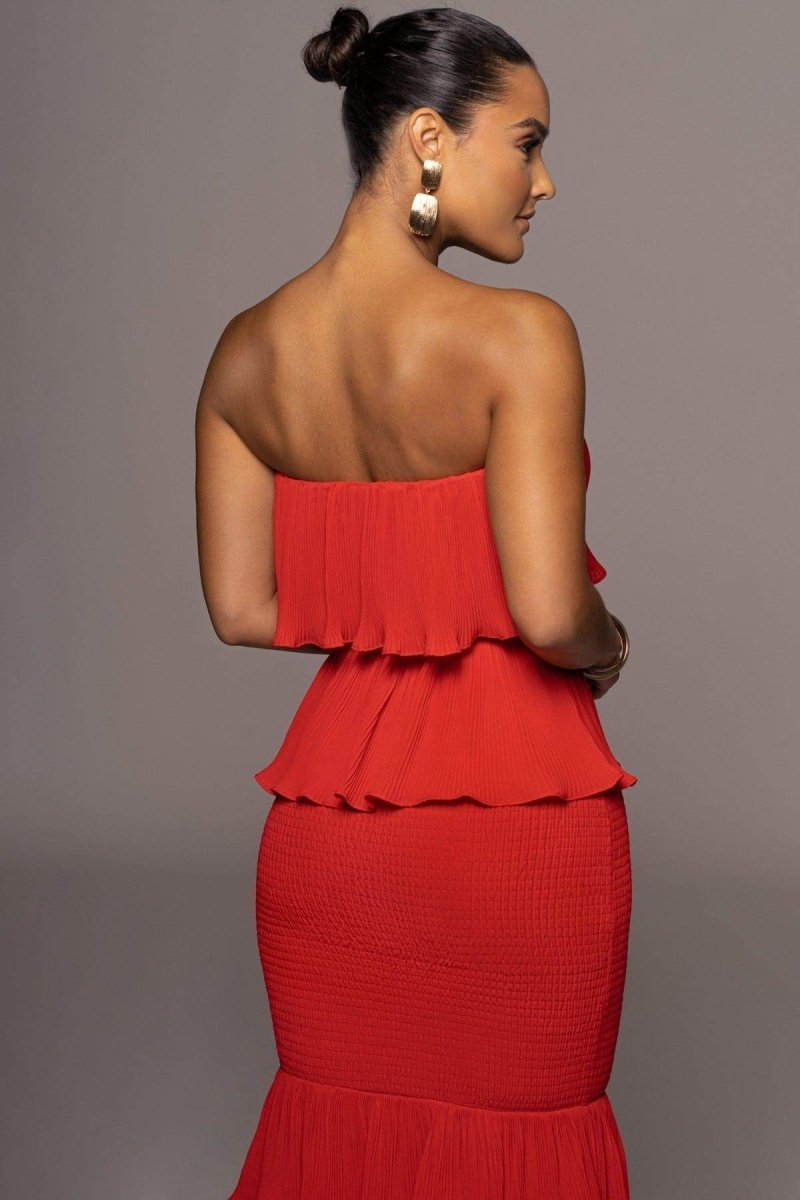 Alexia Ruffle Tiered Maxi Dress-Sunfere