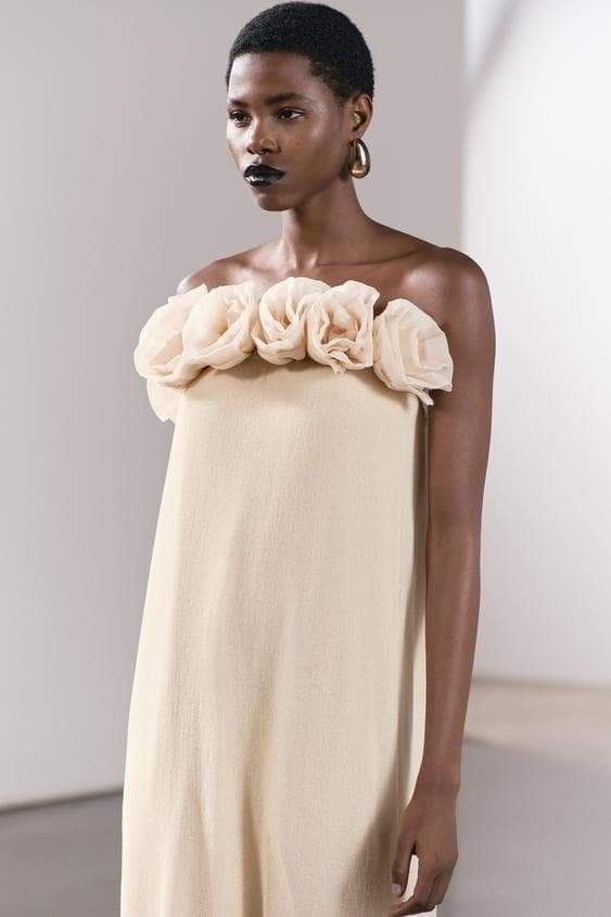 Alva Floral Knit Strapless Maxi Dress-Sunfere